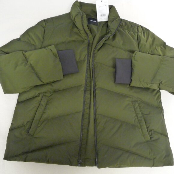 NWT Theory stand puffer jacket size Large - Picture 6 of 7